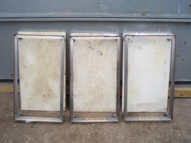Table Top Cutting Board With Stainless Steel Frame Not Specified 