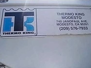 Thermo King Corporation Electric/Diesel Refrigerated Box Thermo King 