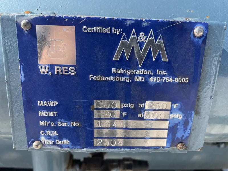 Howden WRVI255 Rotary Screw Compressor Package (Howden WRVI255, 200 HP 460 V, M&M Micro Control Panel)