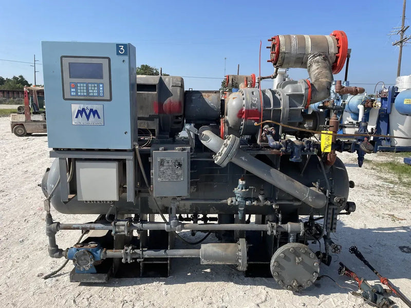 Reco SC2005D-3.6 Rotary Screw Compressor Package (Dunham-Bush 2010DKR3V0D0EM, 250 HP 400 V, M&M Micro Control Panel, Packaged by Reco)