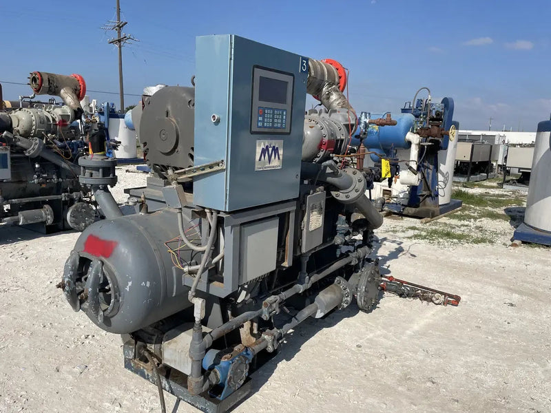 Reco SC2005D-3.6 Rotary Screw Compressor Package (Dunham-Bush 2010DKR3V0D0EM, 250 HP 400 V, M&M Micro Control Panel, Packaged by Reco)