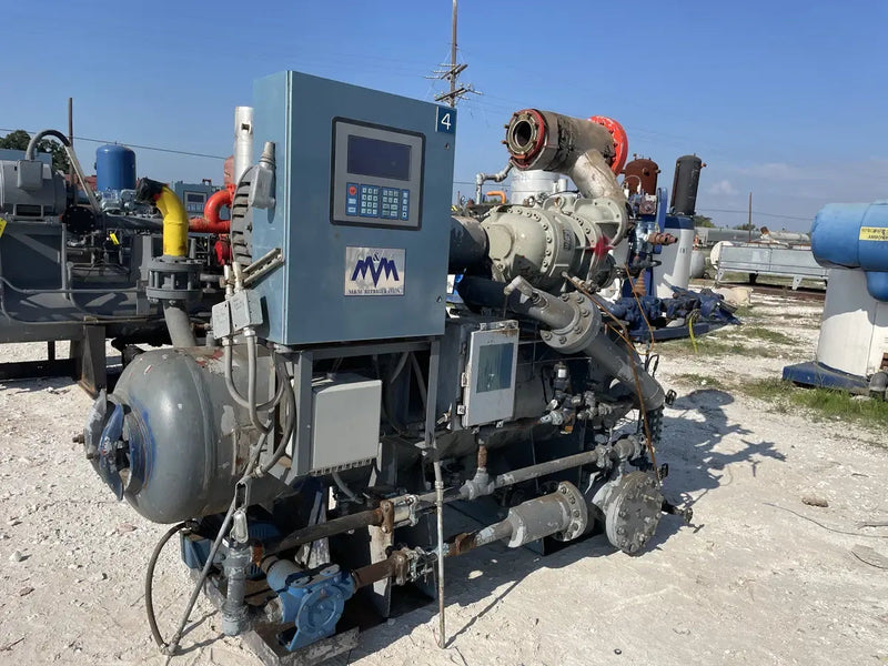 Paquete de compresor de tornillo rotativo Dunham-Bush SC2005D-3.6 (Dunham-Bush 2010DLR3VODSPAX4093, 250 HP 230/460 V, panel de control micro M&amp;M)