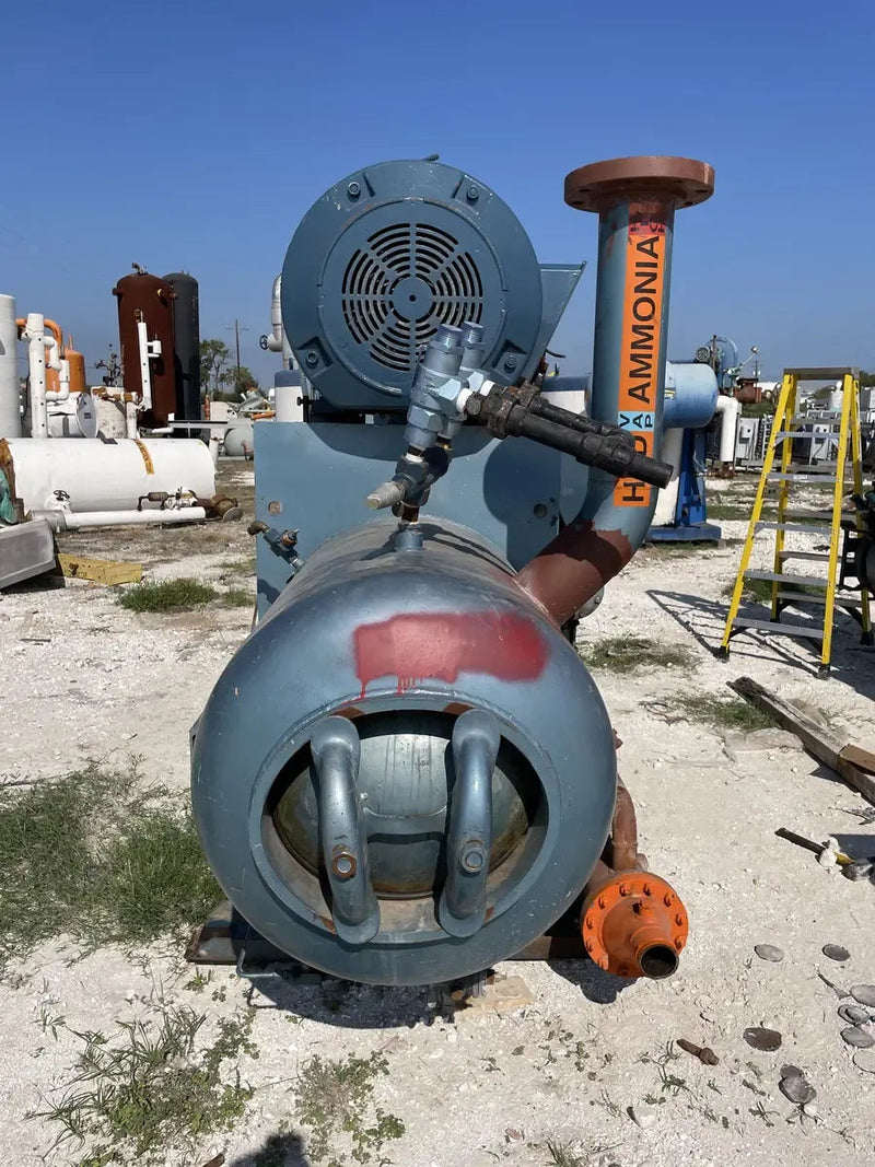 Paquete de compresor de tornillo rotativo York SAB 83 (Sabroe SAB 83, 300 HP 460 V, FALTA MICRO PANEL)