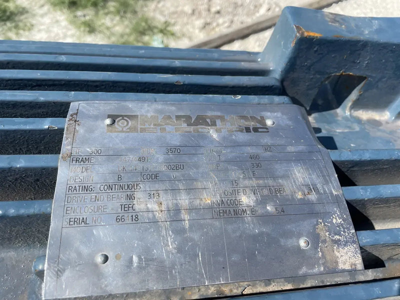 Paquete de compresor de tornillo rotativo York SAB 83 (Sabroe SAB 83, 300 HP 460 V, FALTA MICRO PANEL)