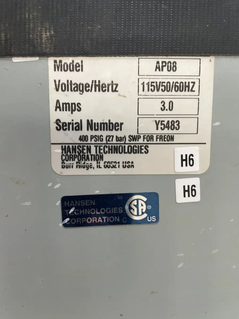 Purgador automático de amoníaco AP08 de Hansen Technologies