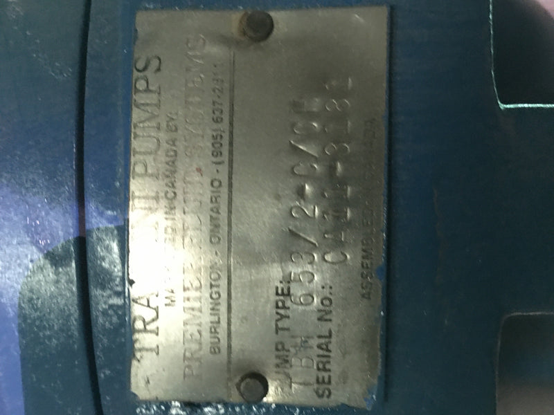 Travaini TBH 653 Vacuum Pump (40 HP, 190 GPM Max) Travaini 