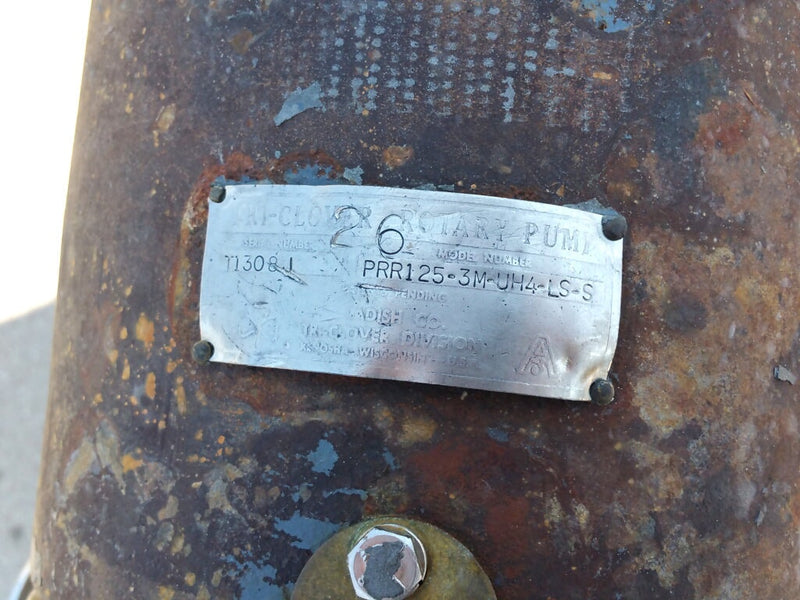Tri Clover PR125 Positive Displacement Pump Tri Clover 