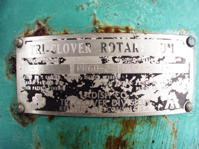 Tri-Clover Rotary Pump Tri Clover 