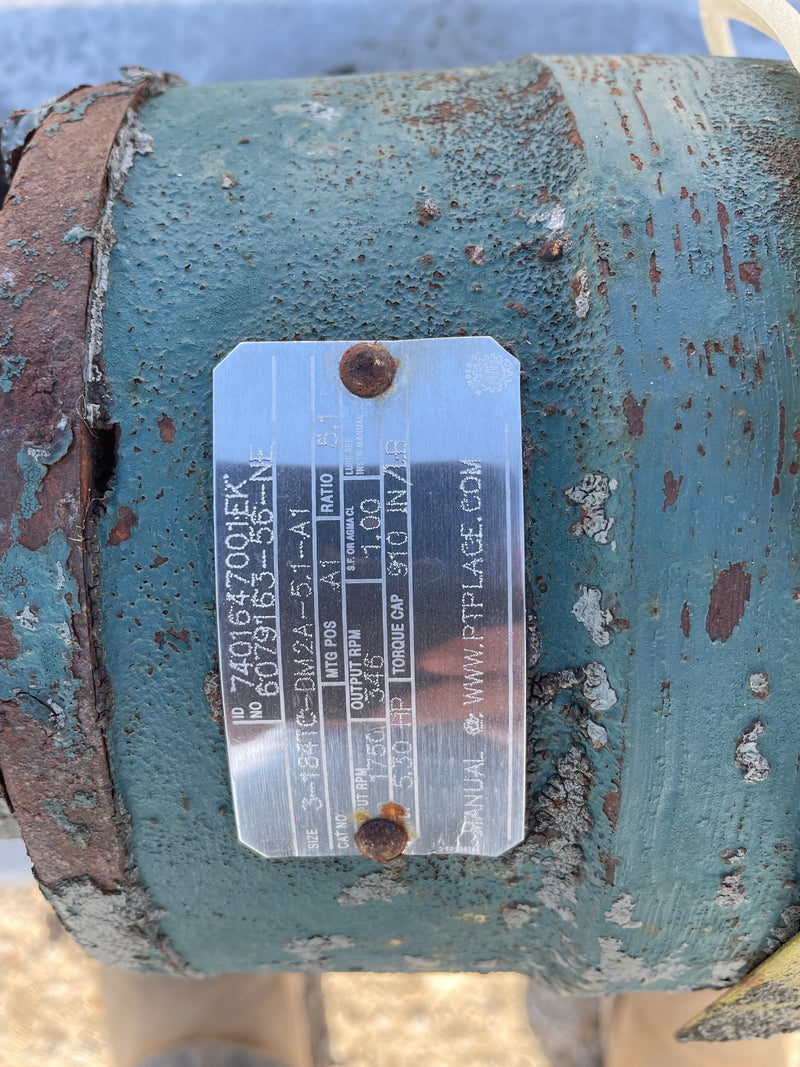 Tri-Clover TCIP3-NLD Positive Displacement Pump (5 HP, 70.4 GPM Max, 24.2 GPM Set-Up) Tri-Clover 