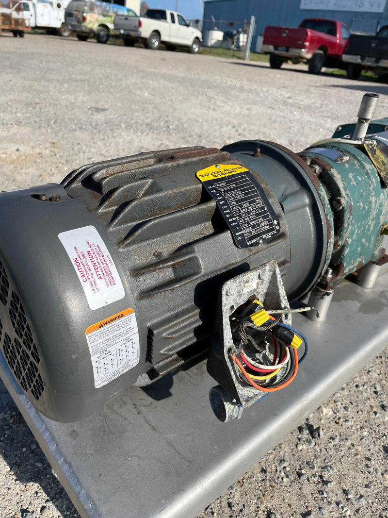Tri-Clover TCIP3-NLD Positive Displacement Pump (5 HP, 70.4 GPM Max, 24.2 GPM Set-Up) Tri-Clover 