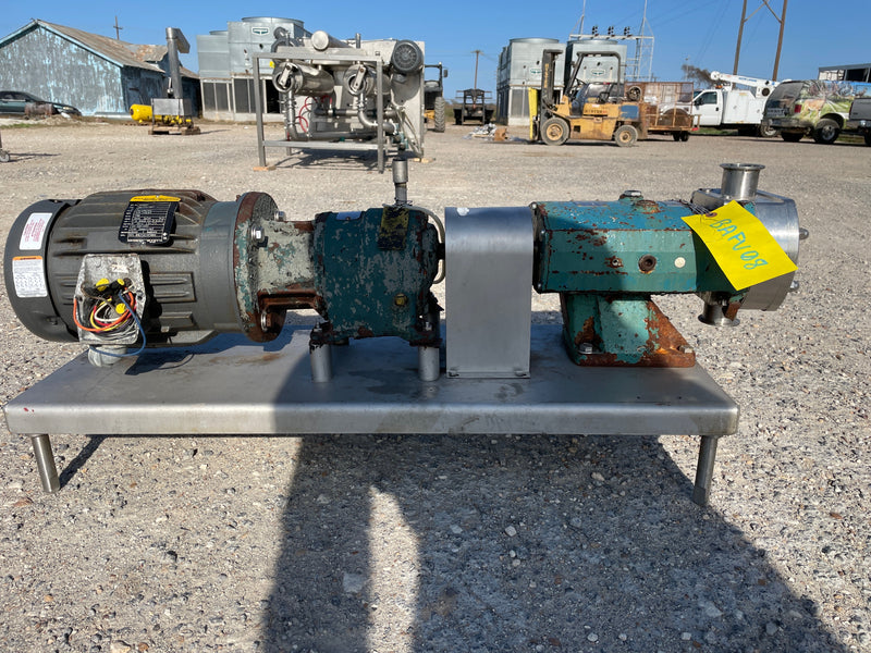 Tri-Clover TCIP3-NLD Positive Displacement Pump (5 HP, 70.4 GPM Max, 24.2 GPM Set-Up) Tri-Clover 
