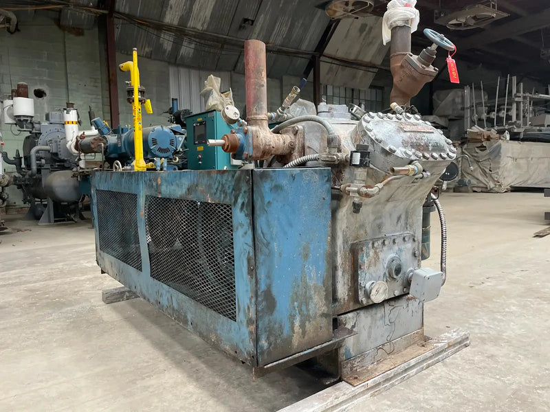 Vilter 454XL Reciprocating Compressor (50 HP, 230/460 V, Belt Driven)