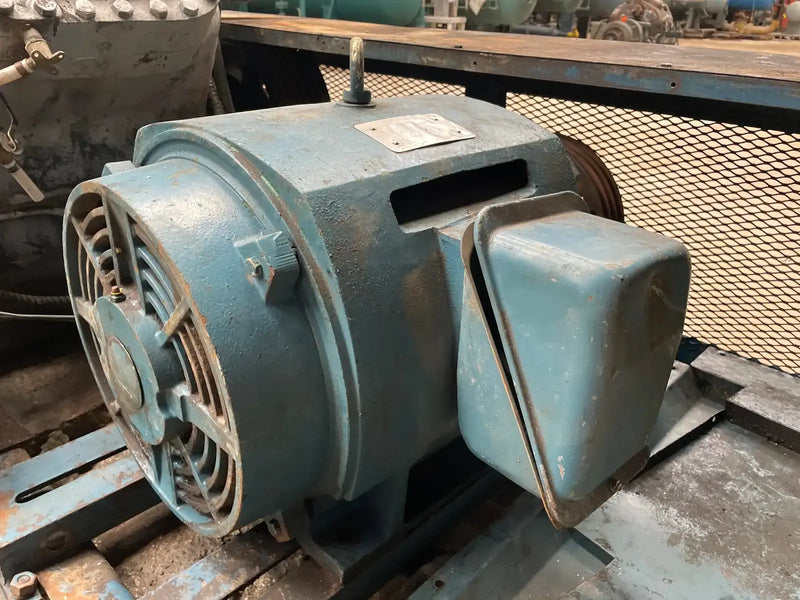 Vilter 454XL Reciprocating Compressor (50 HP, 230/460 V, Belt Driven)