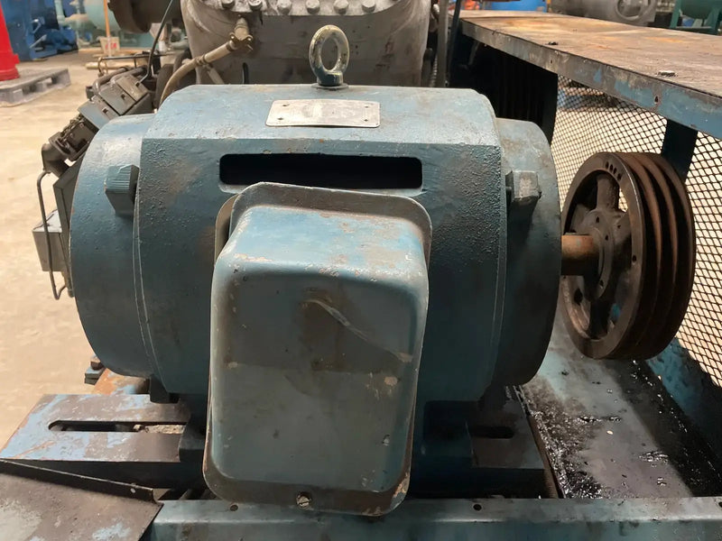 Vilter 454XL Reciprocating Compressor (50 HP, 230/460 V, Belt Driven)