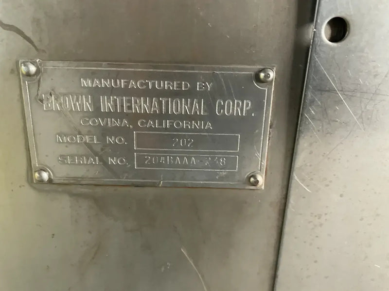 Brown 202 Stainless Steel Paddle Finisher