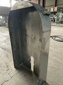 Remate de paleta de acero inoxidable marrón 202