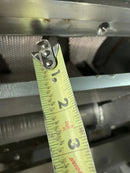 Remate de paleta de acero inoxidable marrón 202