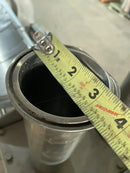 Remate de paleta de acero inoxidable marrón 202