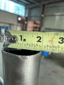 Remate de paleta de acero inoxidable marrón 202