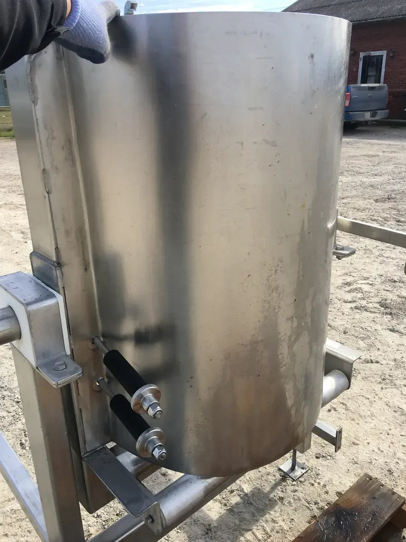 Volcador de tambores de acero inoxidable