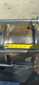 Aleta de paleta de acero inoxidable marrón 202