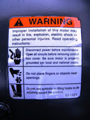 Un-Used Emerson Electric Motor- 15/3.75 HP Emerson 