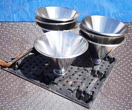 Un-Used Mueller Drum Discharge Funnel Paul Mueller Co. 
