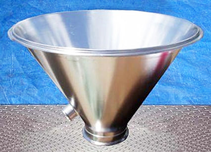 Un-Used Mueller Drum Discharge Funnel Paul Mueller Co. 