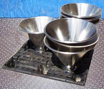 Un-Used Mueller Drum Discharge Funnel Paul Mueller Co. 