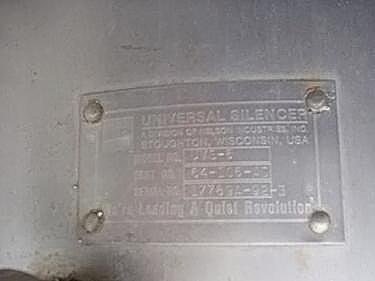 Universal Silencer Vacuum Pump Separator- 50 Gallon Universal 