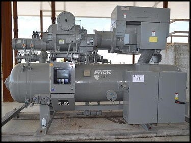 Unused Frick RWF II 270 H Rotary Screw Compressor Package - 643 HP Frick 