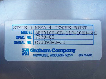 Unused Graham Gear Drive with Mechanical Vari-Speed Graham 