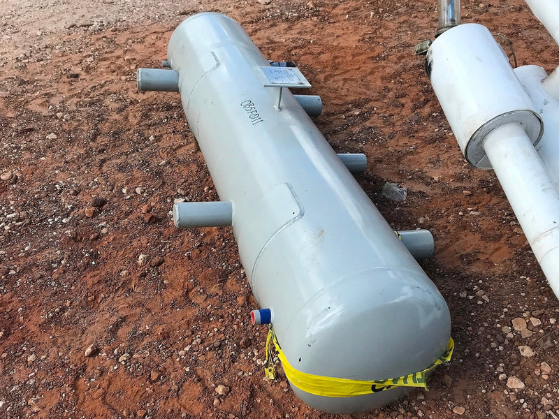 Unused Morfab Horizontal Ammonia Thermosyphon Vessel Morfab Company 