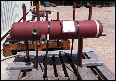 Unused RVS Horizontal Oil Pot - 9 gallons RVS 