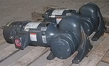 U.S. Motors 2 HP Right Angle Gear Reducing Drives U.S. Motors Synchrogear 