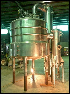 Vacuum Pan Evaporator Not Specified 