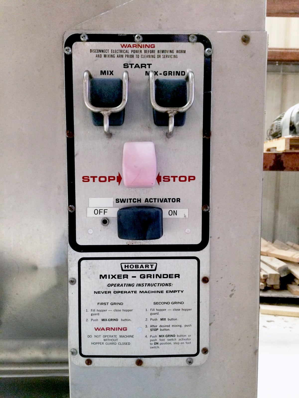Vertical Hobart 4346 Industrial Mixer / Grinder | Genemco