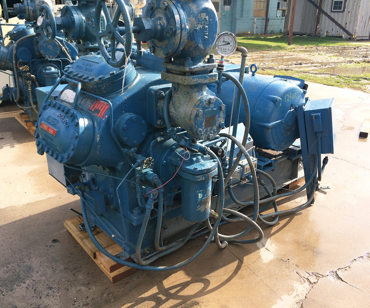 Used Vilter 448 Reciprocating Compressor (125 HP, 460V)