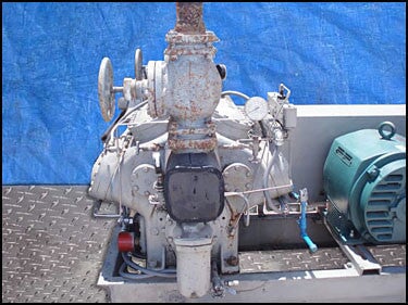 Vilter 8-Cylinder Reciprocating Compressor – 100 HP Vilter 