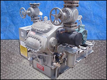 Vilter 8-Cylinder Reciprocating Compressor – 50 HP Vilter 