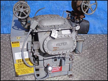 Vilter 8-Cylinder Reciprocating Compressor – 50 HP Vilter 