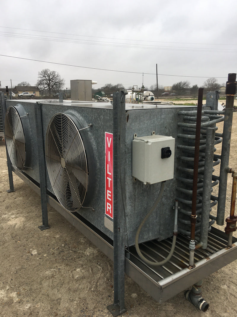 Vilter HP-28-63 Ammonia Evaporator Coil- 13 TR, 2 Fans (Low Temperature) Vilter 