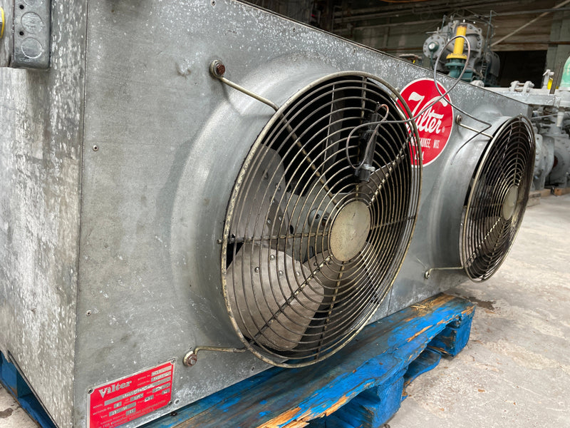 Vilter LP-10-63-1/3-FA Ammonia Evaporator Coil - 5 TR 2 Fans (Low Temperature) Vilter 
