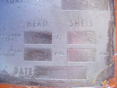 Vilter Oil Tank 65 Gallons Vilter 