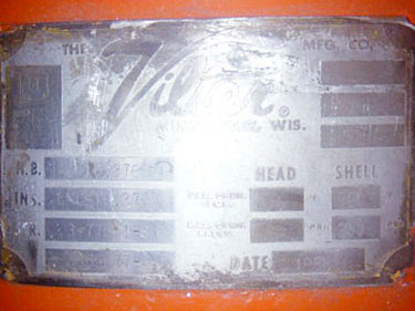Vilter Oil Tank 65 Gallons Vilter 