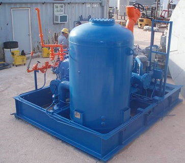 Vilter Rotary Screw Compressor Package with a Howden Screw Compressor Vilter 