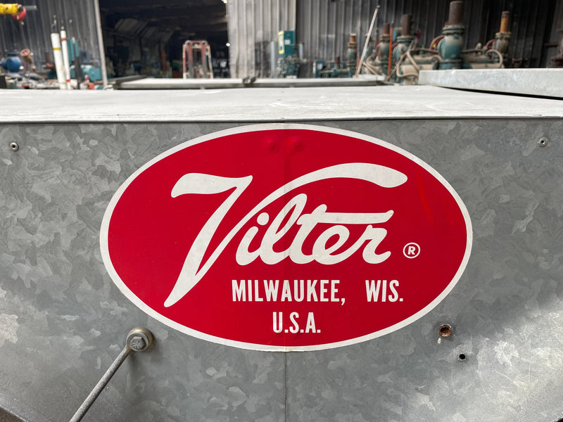 Vilter SC 24-64-1/2-RA-HGC Ammonia Evaporator Coil- 11 TR 3 Fans (Low Temperature) Vilter 