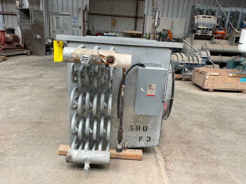 Vilter SC 24-64-1/2-RA-HGC Ammonia Evaporator Coil- 11 TR 3 Fans (Low Temperature) Vilter 