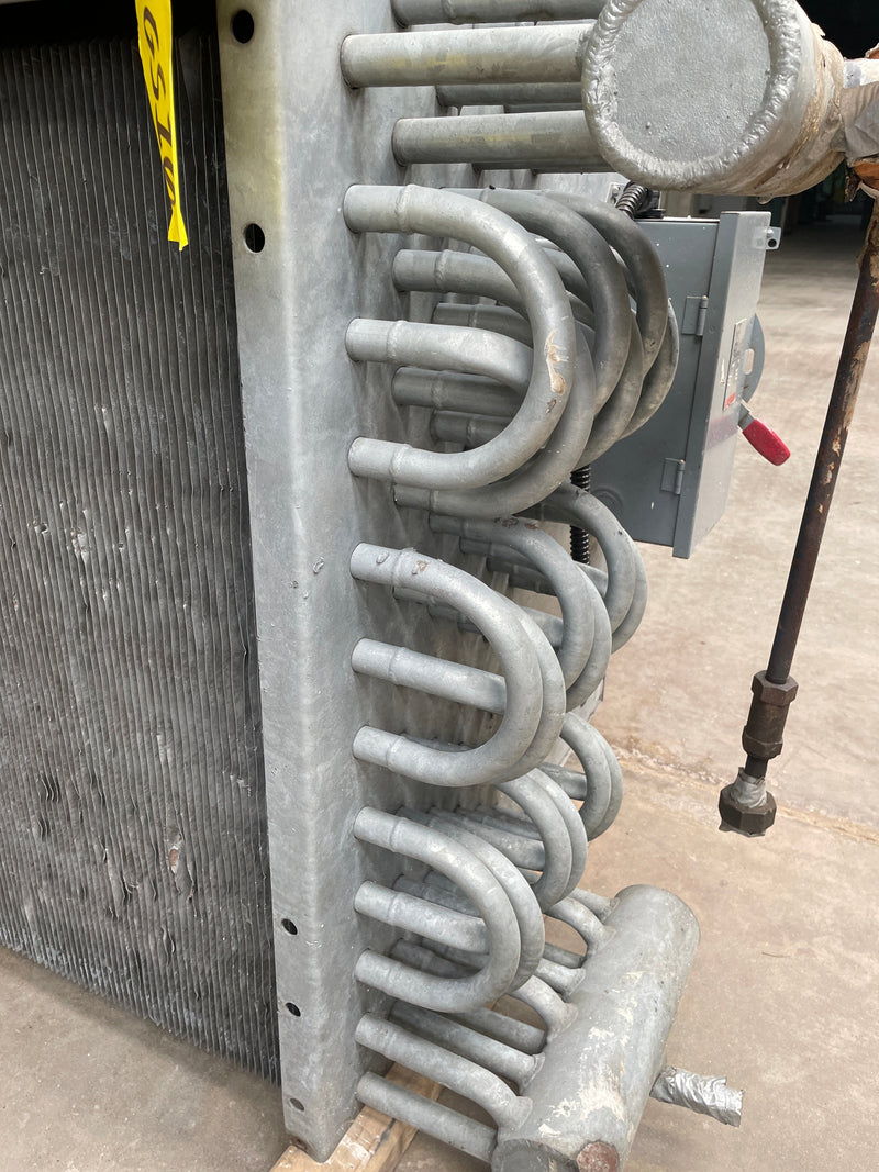 Vilter SC 24-64-1/2-RA-HGC Ammonia Evaporator Coil- 11 TR 3 Fans (Low Temperature) Vilter 