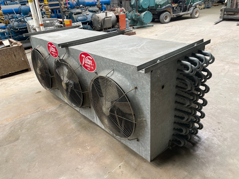Vilter SC 24-84-3/4-RA-HGC Ammonia Evaporator Coil - 14 TR 3 Fans (Low Temperature) Vilter 